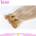 New arrival tip hair fashion popular ombre i tip hair extension for cheap wholesale 7a grade i tip hair